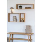 Etagère murale bambou naturel 70 x 15 x 35 5 cm