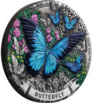Monnaie BUTTERFLY 2 Oz Argent 2$ Australia 2026