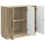 vidaXL Buffet Chêne Sonoma 89 x 34 5 x 77 cm Bois d'ingénierie