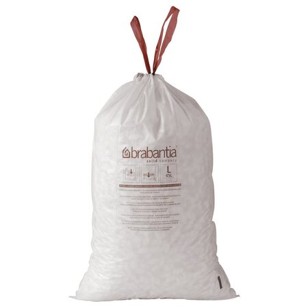 Sac poubelle  - Blanc - 10/12 L - Rouleau de 20 sacs (Rouleau de 20 sacs)