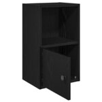 vidaXL Bibliothèque chêne noir 31x24x52 cm bois d'ingénierie