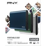 SSD Externe - PNY - Pro Elite in Blue Casing  - 500 GB