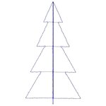vidaXL Arbre de Noël cône 360 LED d'intérieur/d'extérieur 143x250 cm