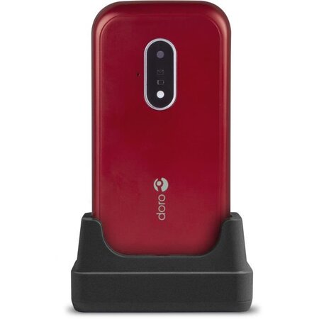 Doro téléphone mobile 7030 - 4g lte - microsd slot - gsm - 320 x 240 pixels - 3 mp - rouge