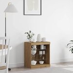 vidaXL Buffet chêne artisanal 60.5 x 37 x 67 cm Bois d'ingénierie