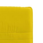 vidaXL Chaises à manger lot de 4 jaune velours
