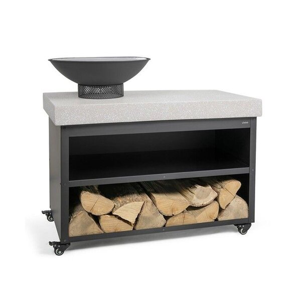 Brasero barbecue Ø 41 cm sur desserte