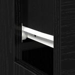 Bureau en chêne noir vidaXL - 100x50x75 cm - Fabriqué en bois d'ingénierie
