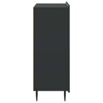 vidaXL Buffet Noir 66 x 34 5 x 92 cm Bois d'ingénierie