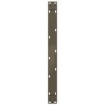 vidaXL Pieds de table basse en U  2 pièces  acier naturel  60 x (42-43) cm