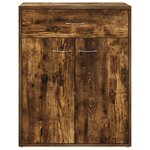vidaXL Buffet Chêne fumé 60x30x75 cm Bois d'ingénierie