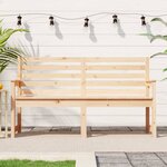 vidaXL Banc de jardin 159 5x48x91 5 cm bois massif de pin