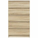 vidaXL Commode Chêne sonoma 60x36x103 cm Bois d'ingénierie