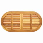 vidaXL Plateau de table Marron 110 x 55 x 2 cm Bois d'acacia massif