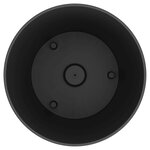 vidaXL Jardinière et intérieur amovible anthracite 15 /15 3 L rotin PP