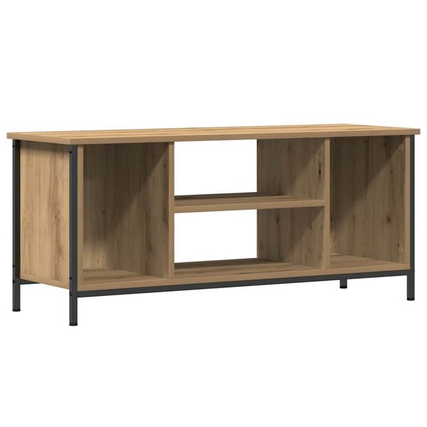 vidaXL Meuble TV Chêne artisanal 102 x 35 x 45 cm Bois d'ingénierie