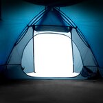 vidaXL Tente de camping à dôme 2 personne bleu imperméable