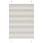 vidaXL Store plissé gris clair 85x150 cm largeur du tissu 84 4 cm