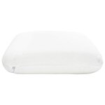 vidaXL Coussin de sommeil Uni Blanc 50 x 30 x 10 5 cm