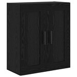 vidaXL Haut Armoire Chêne noir 69 5 x 34 x 180 cm Bois d'ingénierie