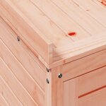 vidaXL Table de rempotage avec étagères bois massif de douglas