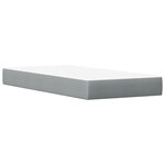 vidaXL Lit avec tiroirs et matelas blanc 100x200 cm bois massif de pin