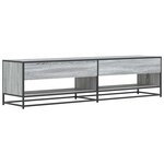 vidaXL Meuble TV sonoma gris 180 5x40x46 cm bois d'ingénierie