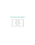 THIRARD - Verrou à bouton Transit 2 pour porte d'entrée  cylindre 50mm  4 clés  blanc