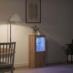 vidaXL Buffet chêne artisanal 41 x 37 x 100 cm Bois d'ingénierie