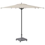 vidaXL Pied de parasol Aspect Bois Gris Foncé 45 x 45 x 31 5 cm