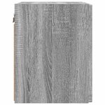 vidaXL Meuble TV mural Montage mural 2 Pièces Gris Sonoma 30 x 31 x 40 cm