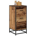 vidaXL Buffet Bois ancien 35.5 x 35 x 76 cm Bois d'ingénierie