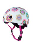 Casque Vélo et Trottinette Doodle Dots  boucle magnétique  lumière LED intégrée  Taille M