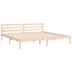 vidaXL Cadre de lit sans matelas 200x200 cm bois massif