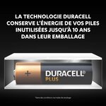 Duracell pack de 4 piles alcalines aa plus  1 5v lr06