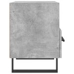vidaXL Tables de chevet 2Pièces gris béton 40x35x47 5cm bois d’ingénierie