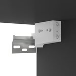 vidaXL Meuble TV mural Noir 102x35x35 cm Bois d’ingénierie