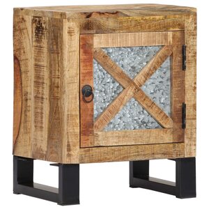 vidaXL Table de chevet 40x30x50 cm Bois de manguier massif