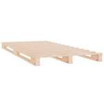 vidaXL Lit de palette 90x200 cm bois de pin massif