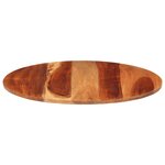 vidaXL Dessus de table bois massif d'acacia rond 15-16 mm 60 cm