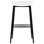 vidaXL Ensemble de bar 7 Pièces Blanc