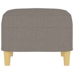 vidaXL Repose-pied Taupe 60x50x41 cm Tissu
