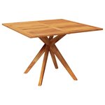 vidaXL Ensemble à manger de jardin 5 Pièces Bois d'acacia solide
