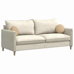 vidaXL Coussins de siège 2 Pièces Vert gris Ø 30 cm