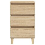 vidaXL Table de chevet chêne sonoma 40x35x70 cm bois d'ingénierie