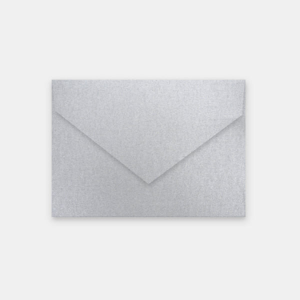 Lot de 50 enveloppes 114x162 mm metallisee argent