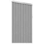 vidaXL Abri de jardin Gris 87x98x159 cm Acier galvanisé