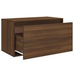 vidaXL Banc d'entrée 80x40x45 cm Chêne marron Bois d'ingénierie