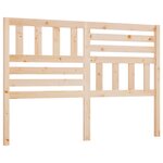 vidaXL Tête de lit 126x4x100 cm Bois massif de pin