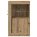 vidaXL Meuble d'appoint chêne artisanal 41 x 37 x 67 cm